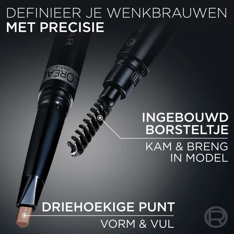 New L'Oreal L'Oréal Paris Infaillible 24H Brow 5.0 Light Brunette Filling Triangular Pencil