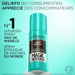 New Magic Retouch L'Oréal Paris Donkerbruin Camouflerende Uitgroeispray