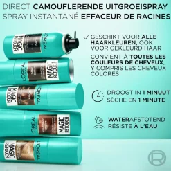 New Magic Retouch L'Oréal Paris Donkerbruin Camouflerende Uitgroeispray