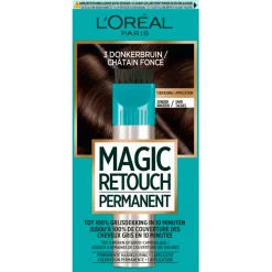 Outlet Magic Retouch L'Oréal Paris 3 Donkerbruin Permanente Haarkleuring