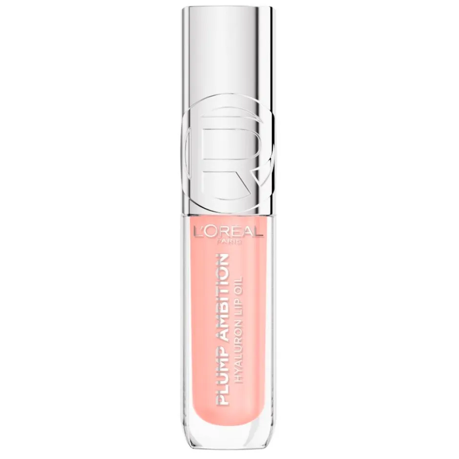 Hot L'Oreal L'Oréal Paris Plump Ambition 201 Milky Nu Hyaluronic Lip Oil