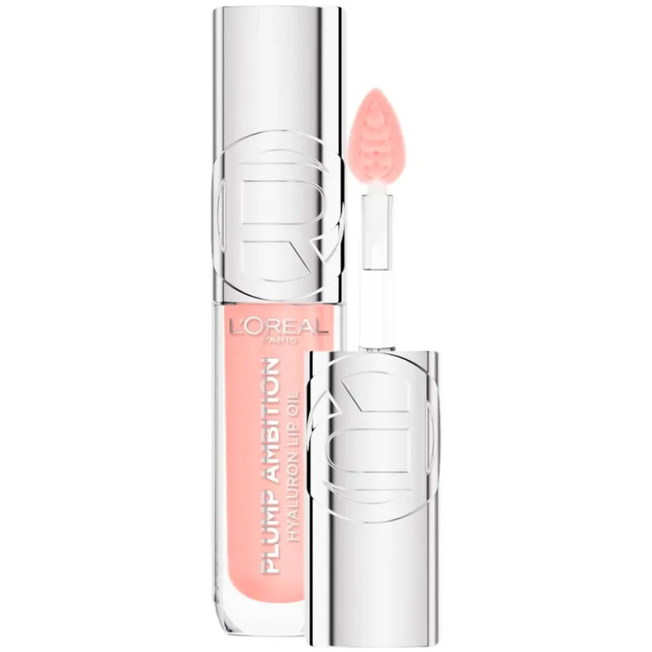 Hot L'Oreal L'Oréal Paris Plump Ambition 201 Milky Nu Hyaluronic Lip Oil
