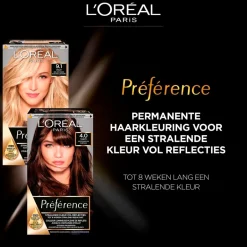 Outlet Preference L'Oréal Paris Préférence 5.3 Goud Lichtbruin Permanente Haarkleuring