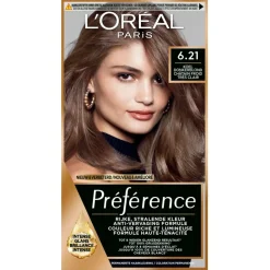Sale Preference L'Oréal Paris Préférence 6.21 Koel Donkerblond Permanente Haarkleuring
