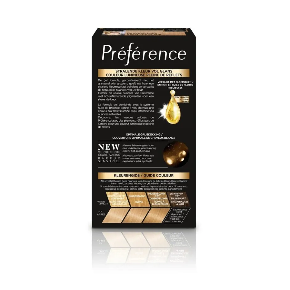 New Preference L'Oréal Paris Préférence 8 Lichtblond Permanente Haarkleuring