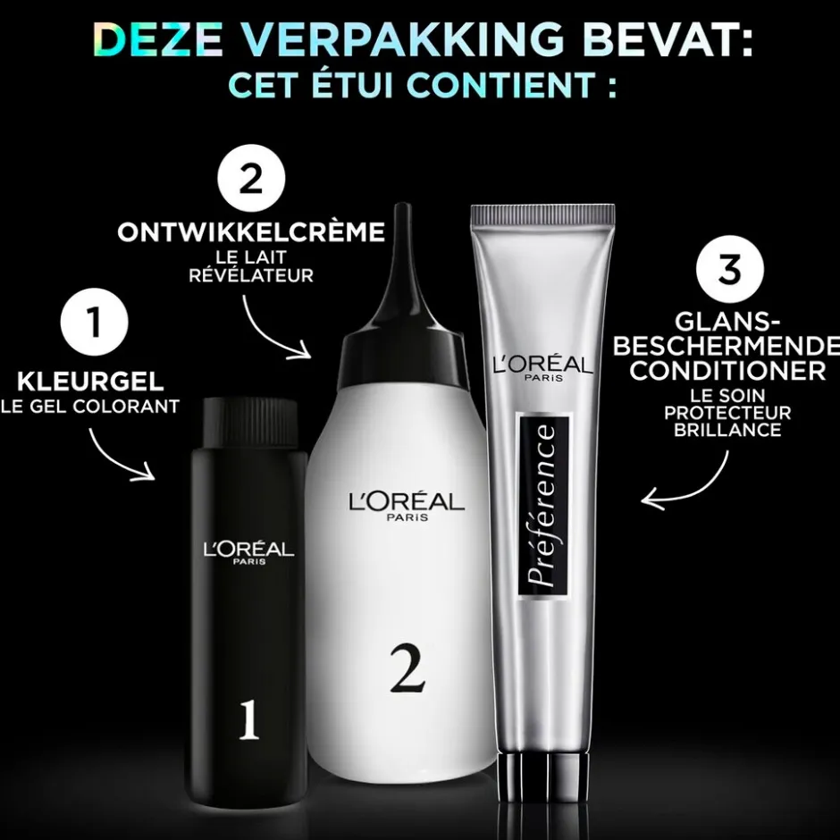 Sale Preference L'Oréal Paris Préférence Les Vivids 3.161 Magnetic Plum Permanente Haarkleuring