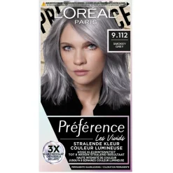Clearance Preference L'Oréal Paris Préférence Les Vivids 9.112 Smokey Grey Permanente Haarkleuring