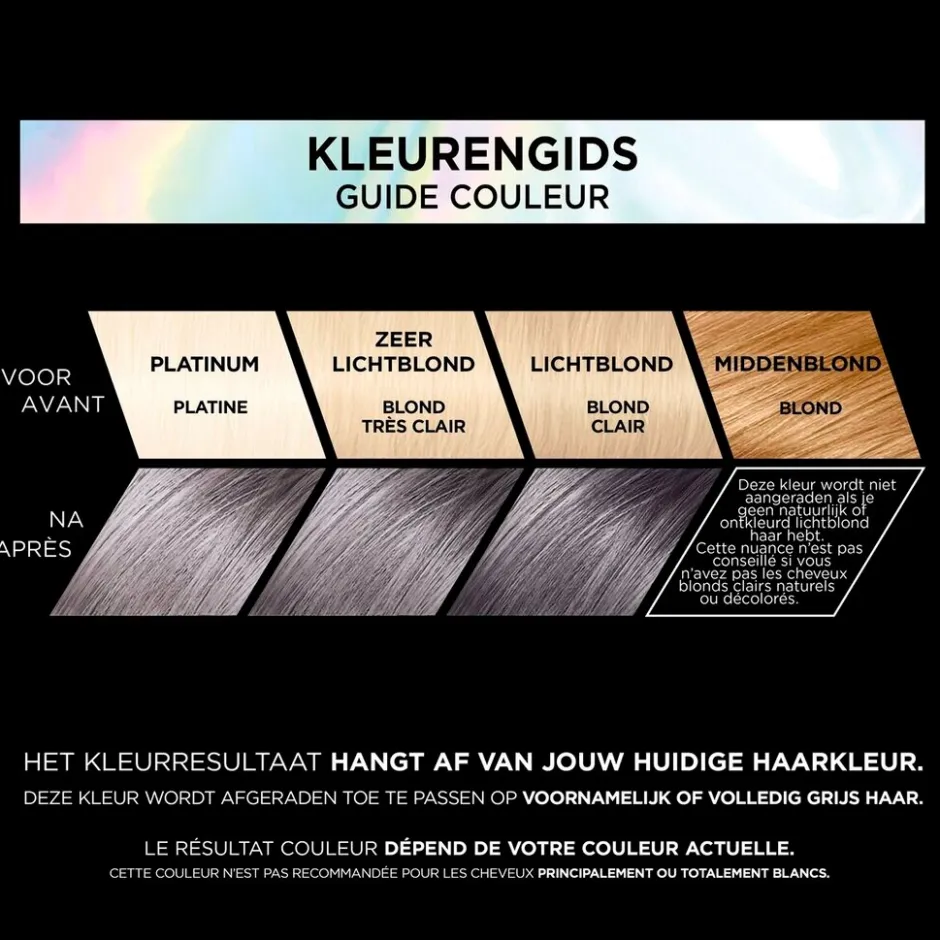 Clearance Preference L'Oréal Paris Préférence Les Vivids 9.112 Smokey Grey Permanente Haarkleuring