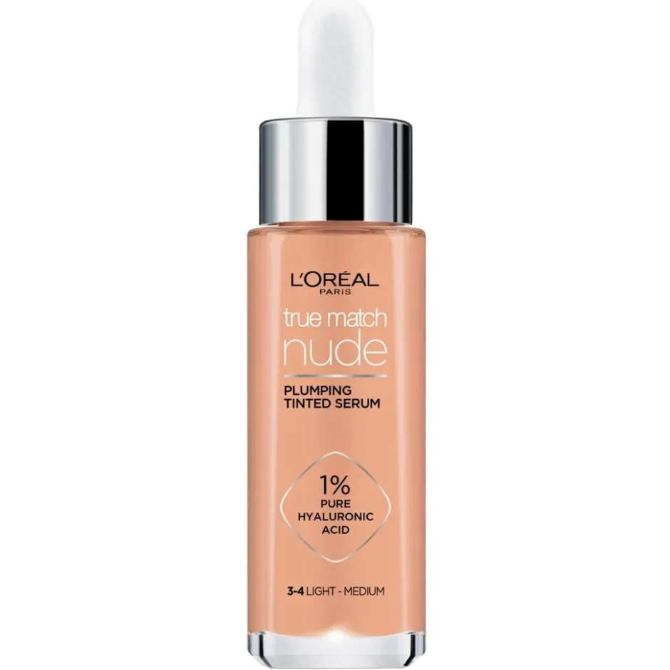 Discount L'Oreal L'Oréal Paris True Match Nude 3-4 Light Medium Plumping Tinted Serum