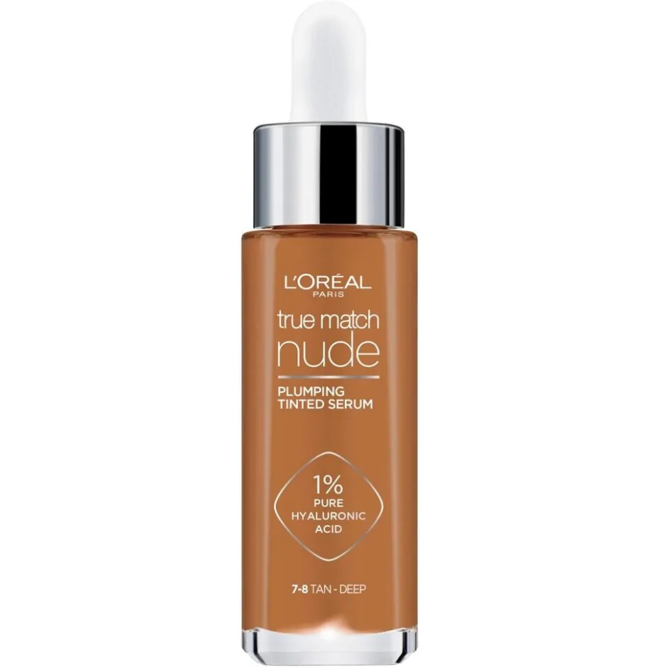 Hot L'Oreal L'Oréal Paris True Match Nude 7-8 Tan Deep Plumping Tinted Serum