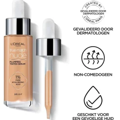 Clearance L'Oreal L'Oréal Paris True Match Nude 5-6 Medium Tan Plumping Tinted Serum