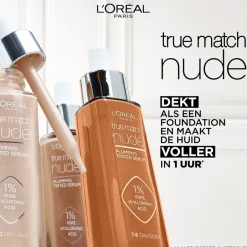 Clearance L'Oreal L'Oréal Paris True Match Nude 5-6 Medium Tan Plumping Tinted Serum
