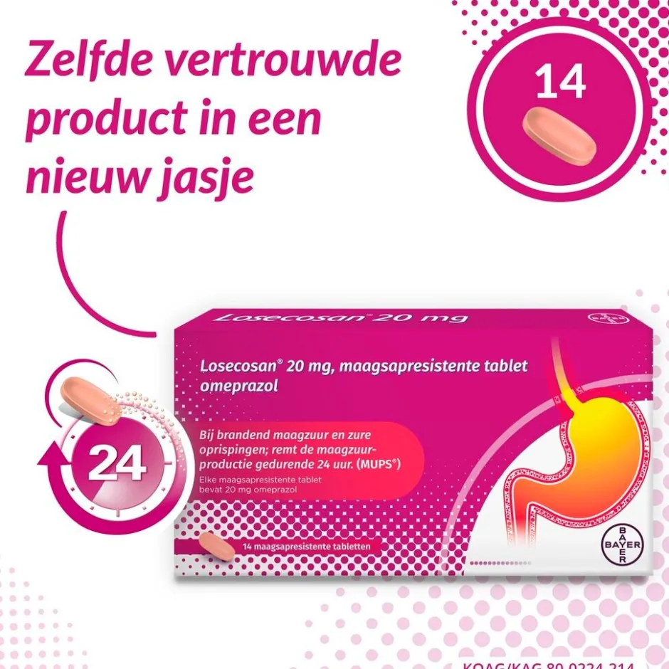 Online Losecosan Maagsapresistente Tabletten