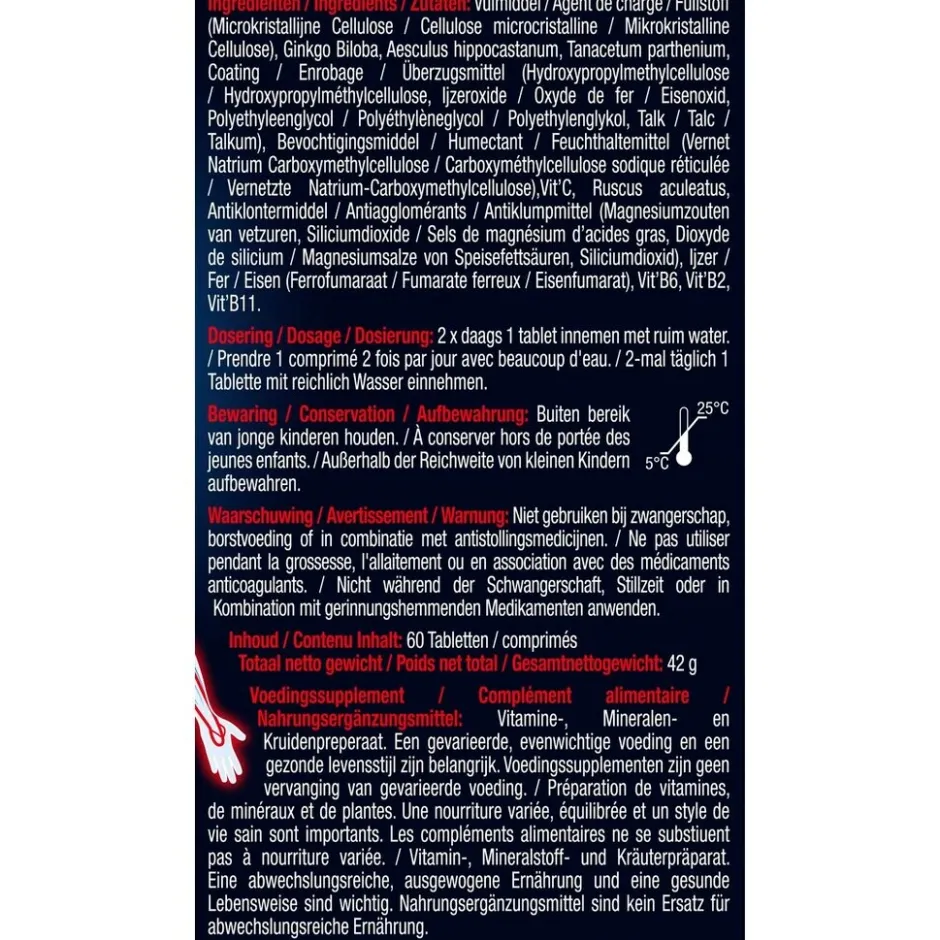 Sale Lucovitaal Bloedcirculatie Support Tabletten