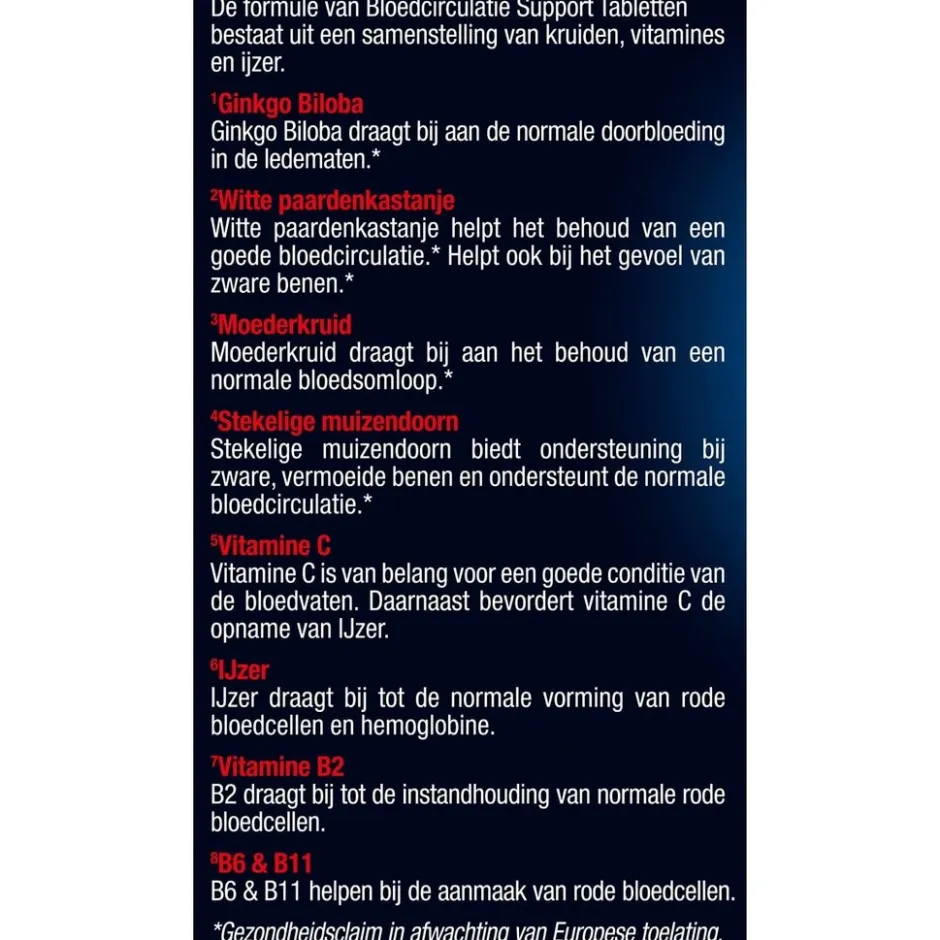 Sale Lucovitaal Bloedcirculatie Support Tabletten
