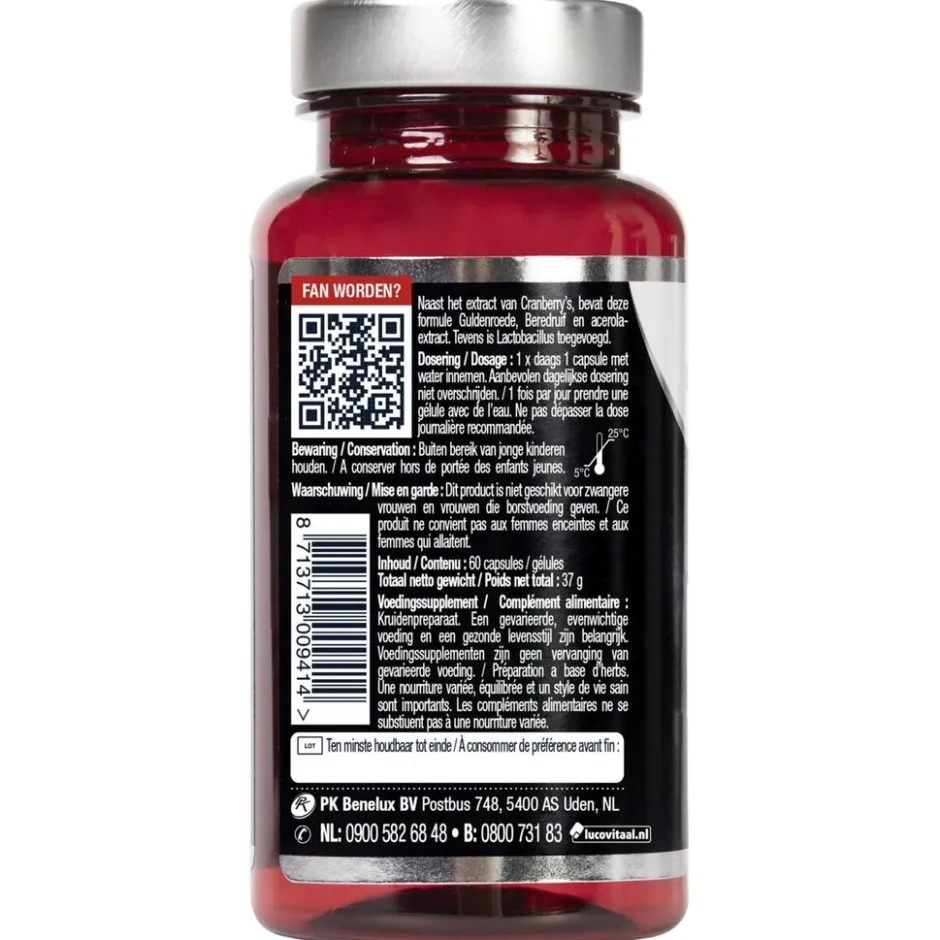 New Lucovitaal Cranberry X-tra