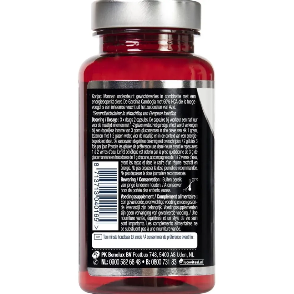 New Lucovitaal Ideaal Gewicht Konjac Mannan Garcinia Cambogia Capsules