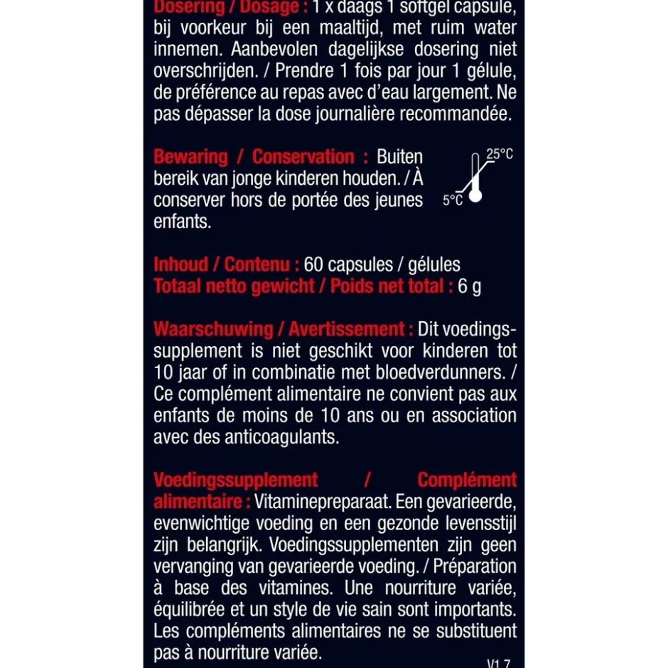 Lucovitaal K2 75 Mcg + D3 20 Mcg Capsules