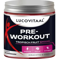 New Lucovitaal Tropisch Fruit Pre-Workout