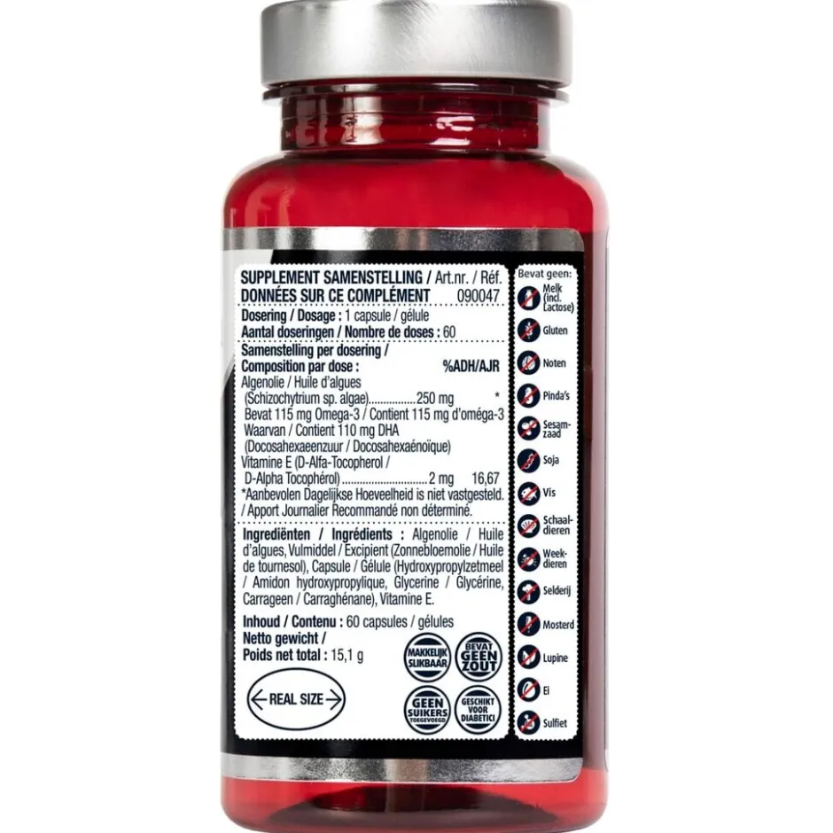 Lucovitaal Vegan Omega-3 Microalgen Capsules