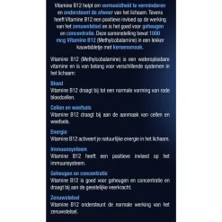 Online Lucovitaal Vitamine B12 1000mcg Kauwtabletjes