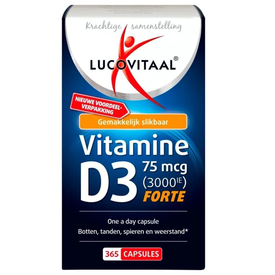 Clearance Lucovitaal Vitamine D3 75mcg Capsules