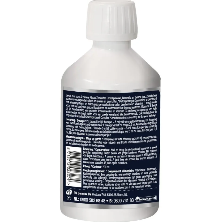 New Lucovitaal Vloeibare Groenlipmossel