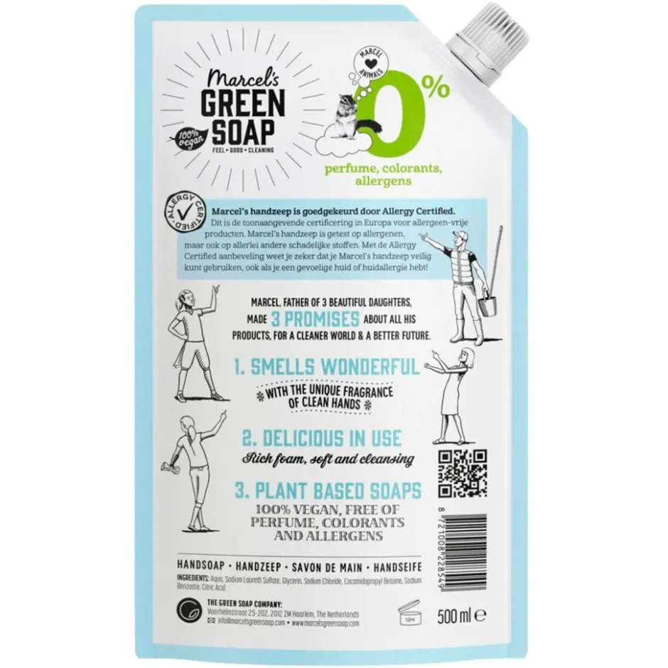 Outlet Marcel's Green Soap 0% Handzeep Navulling
