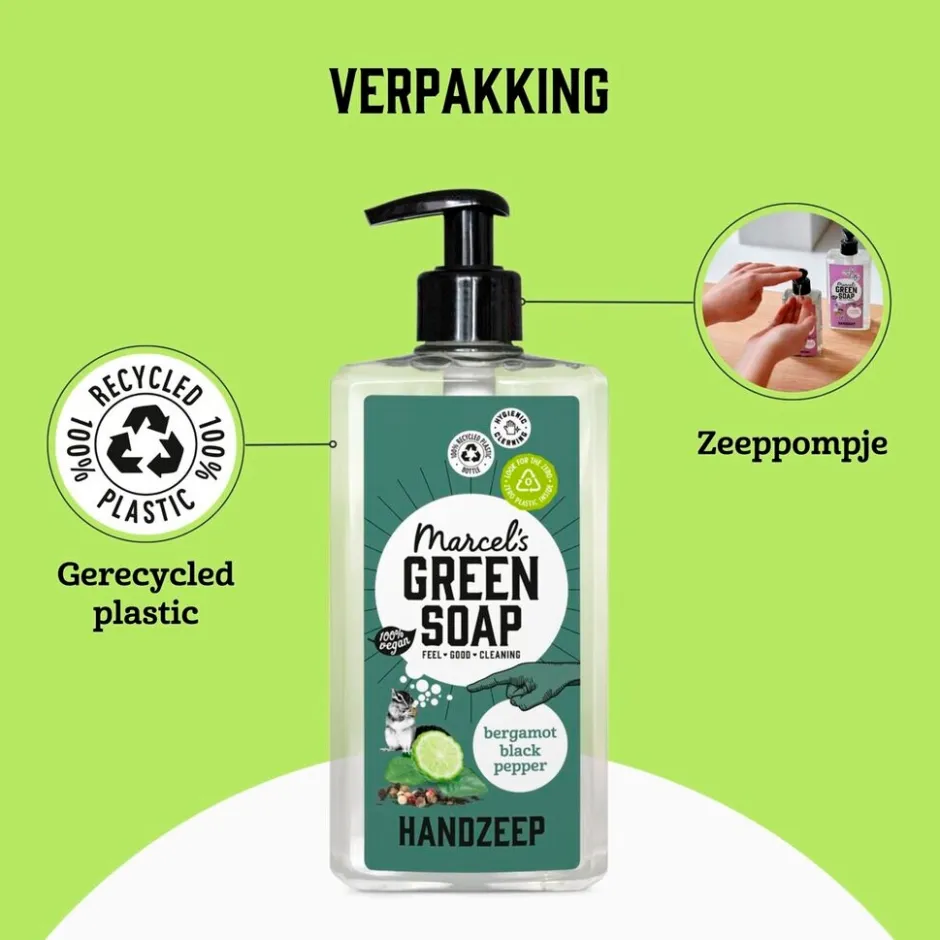 Sale Marcel's Green Soap Bergamot & Black Pepper Handzeep