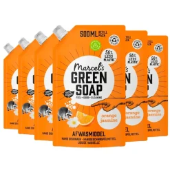 Online Marcel's Green Soap Orange & Jasmine Afwasmiddel Navulling