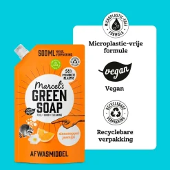 Online Marcel's Green Soap Orange & Jasmine Afwasmiddel Navulling