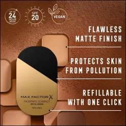 Clearance Max Factor Facefinity 008 Toffee Compact Foundation