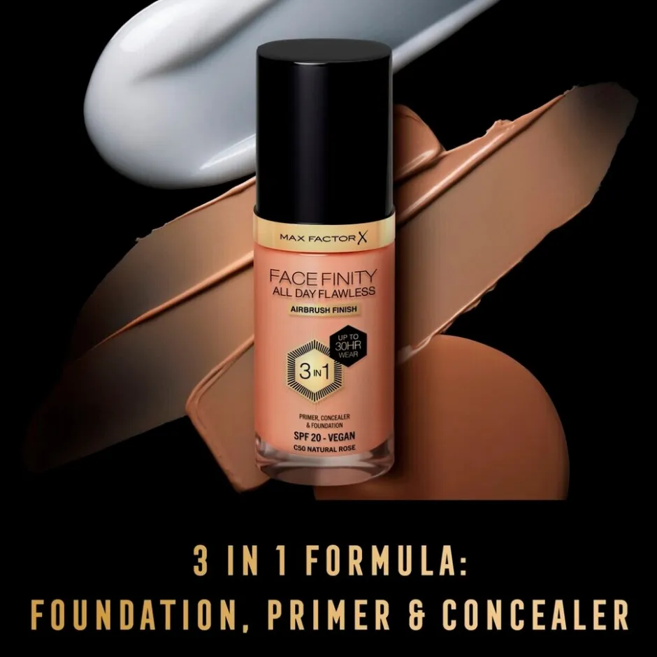 Online Max Factor Facefinity All Day Flawless C50 Natural Rose Foundation