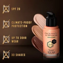Max Factor Facefinity All Day Flawless C64 Rose Gold Foundation