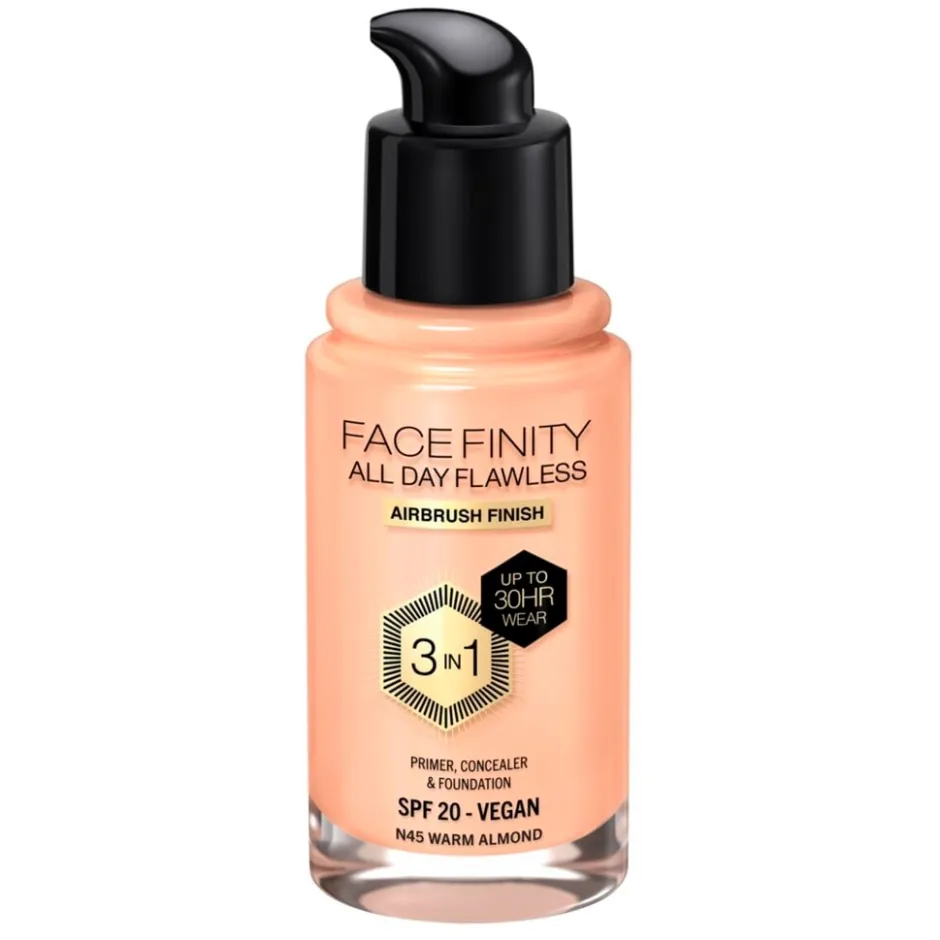 Online Max Factor Facefinity All Day Flawless N45 Warm Almond Foundation