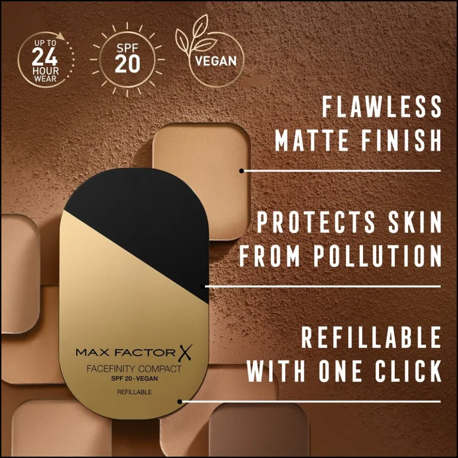 Online Max Factor Facefinity Compact 003 Natural Rose Foundation