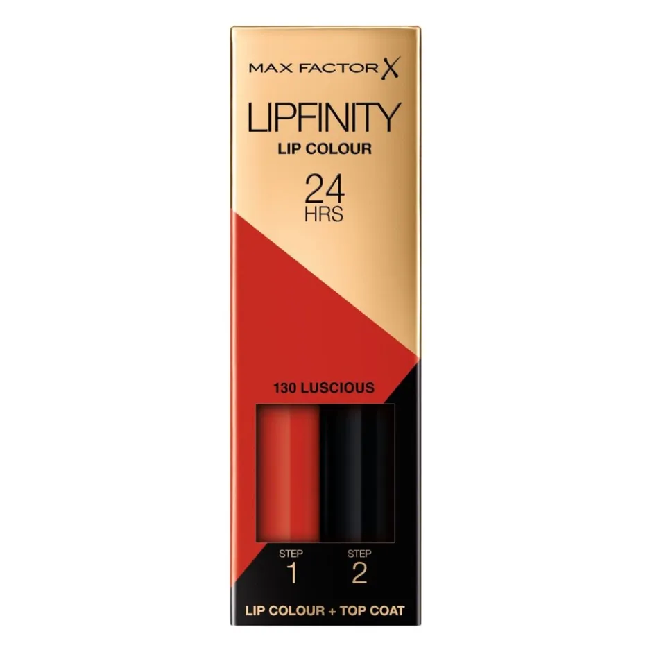 Max Factor Lipfinity Lip Colour 130 Luscious 2-Step Longlasting Lipstick