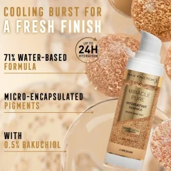 New Max Factor Miracle Pure 3 Light Hydratint Essence Foundation
