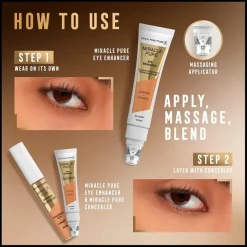 Clearance Max Factor Miracle Pure Eye Enhancer 05 Bisque Cream Concealer