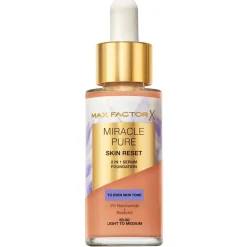 Outlet Max Factor Miracle Pure Skin Reset 60-80 Light to Medium 2-in-1 Serum Foundation
