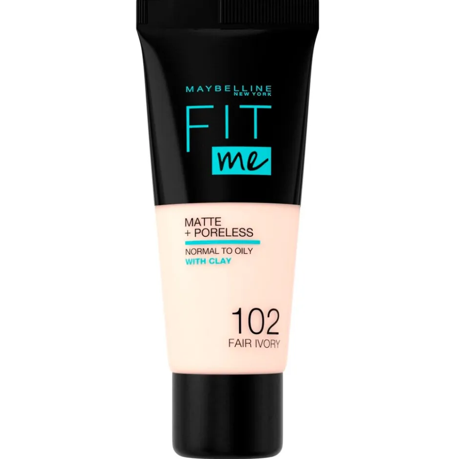 Maybelline New York Fit Me Matte & Poreless 102 Fair Ivory Foundation