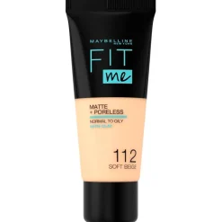 Online Maybelline New York Fit Me Matte & Poreless 112 Soft Beige Foundation