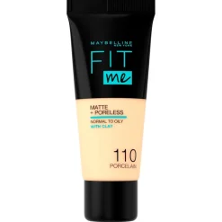 Outlet Maybelline New York Fit Me Matte & Poreless 110 Porcelain Foundation