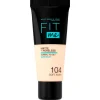 New Maybelline New York Fit Me Matte & Poreless 104 Soft Ivory Foundation