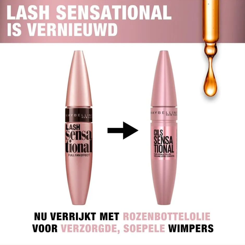 Outlet Maybelline New York Lash Sensational Intense Black Extra Volume Mascara