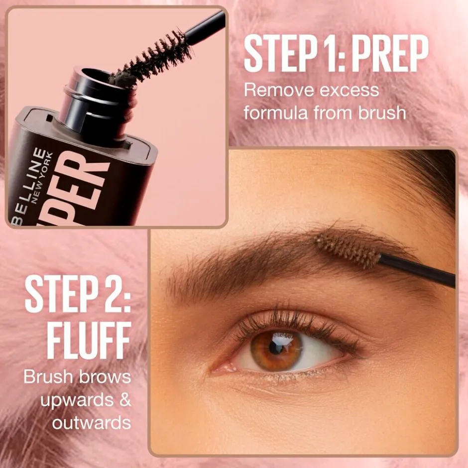 Clearance Maybelline New York Superfluff 257 Medium Brown Brow Mousse