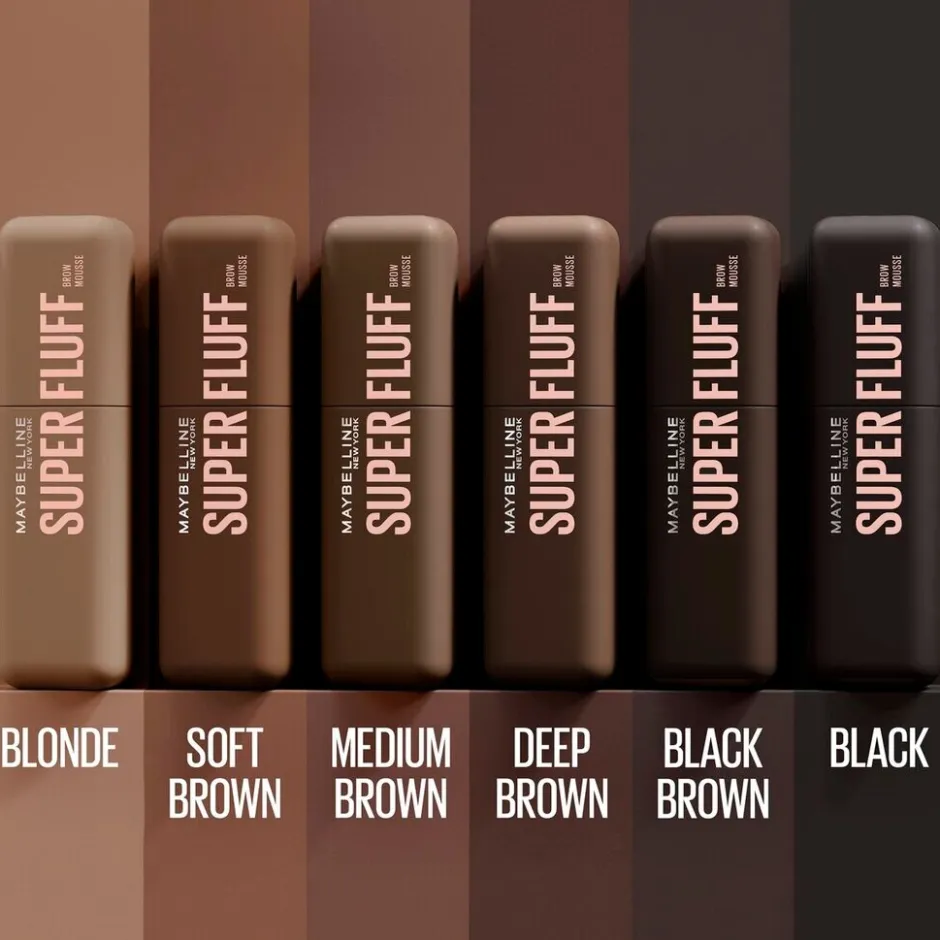 Clearance Maybelline New York Superfluff 257 Medium Brown Brow Mousse