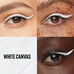 New Maybelline New York Tattoo Liner 104 White Canvas Dip-Ink Liquid Eyeliner