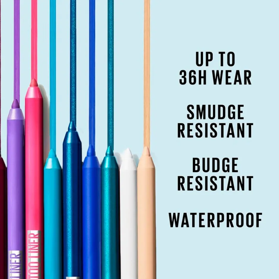 New Maybelline New York Tattoo Liner 819 Galactic Gobalt Automatic Gel Pencil