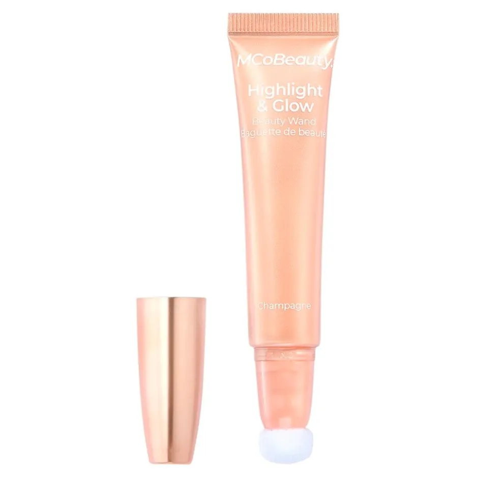 New MCoBeauty Highlight & Glow Champagne Glow Beauty Wand